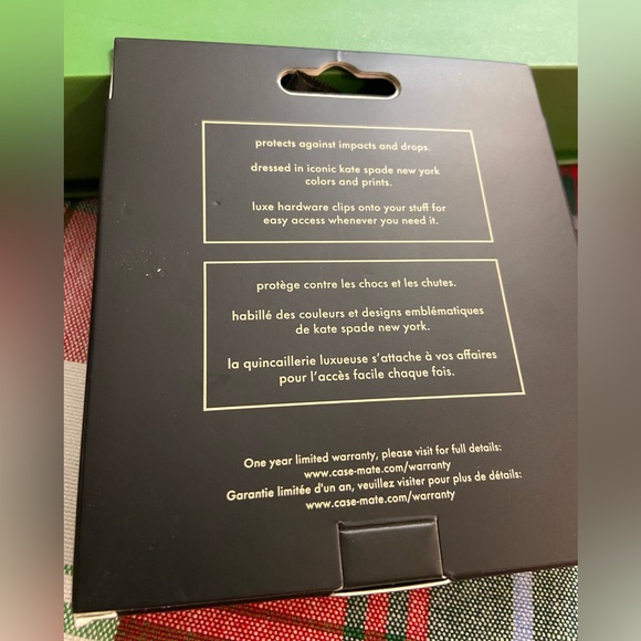 NWT! Kate Spade carrying case for AirPods Pro - Picture 5 of 11
